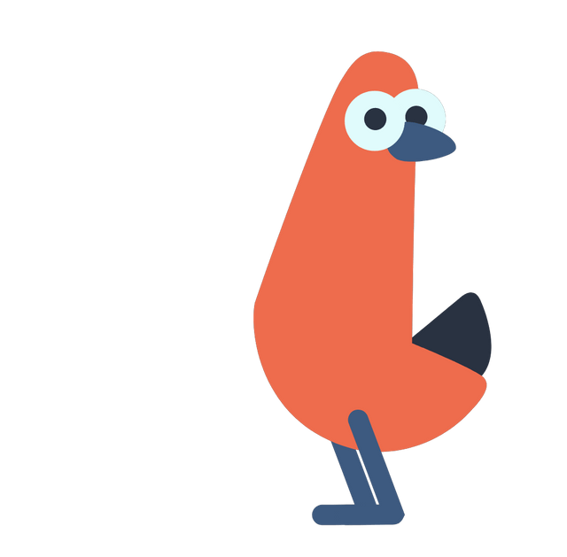 Cute Bird with a Dangerous Plan