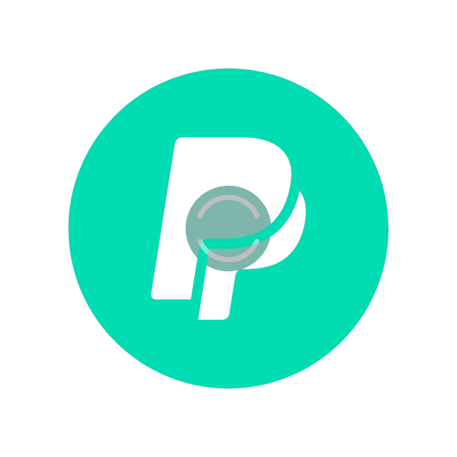 Paypal liquid fillup icon Lottie JSON animation