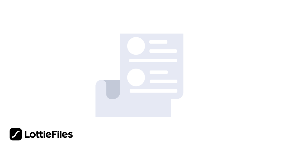 Free Paper Animation by Tanjil Mahmud | LottieFiles