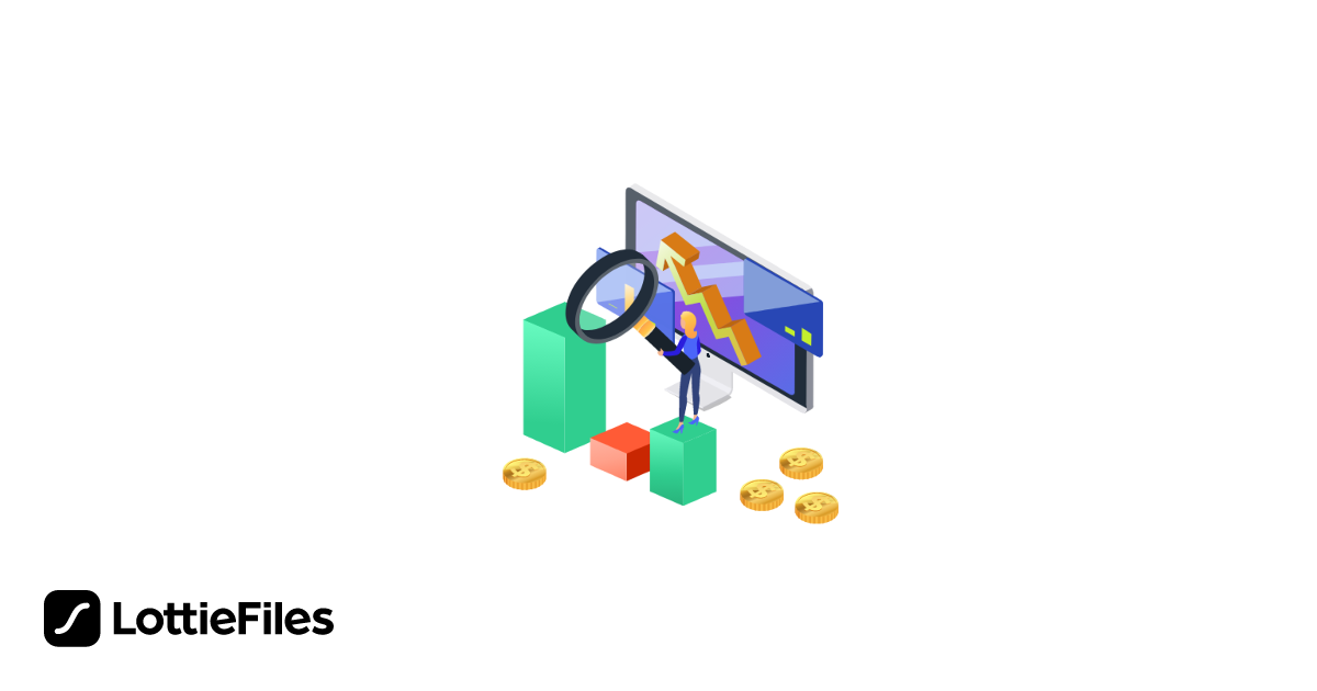 increase graph animation by pickolab studio |... Free graph analysis Animation by Ombeline Natier | LottieFiles