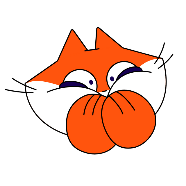 Ghost cat laughing
