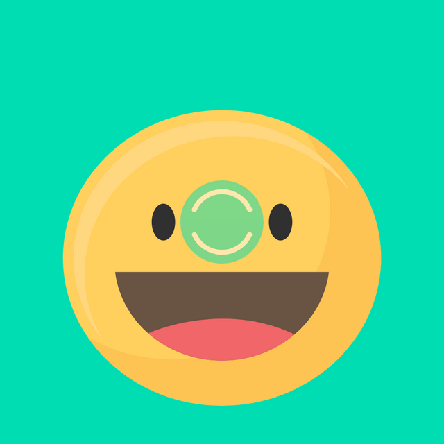 Happy emoji Lottie JSON animation