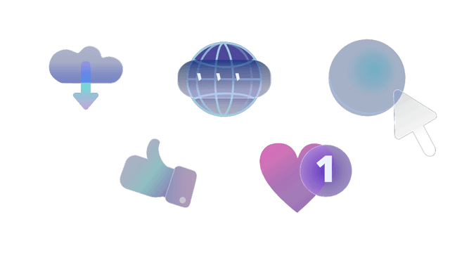 Gradient UI Icon Set