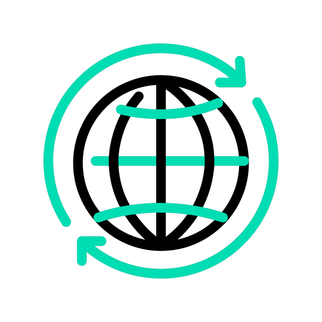 Worldwide Selling icon animation