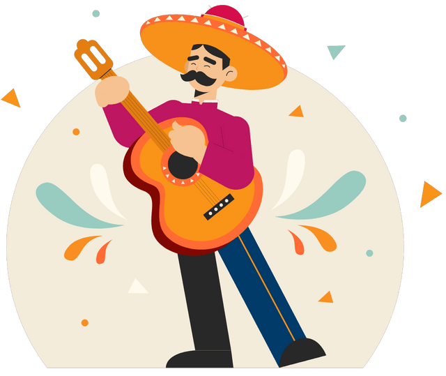 Mexican mariachi guitar