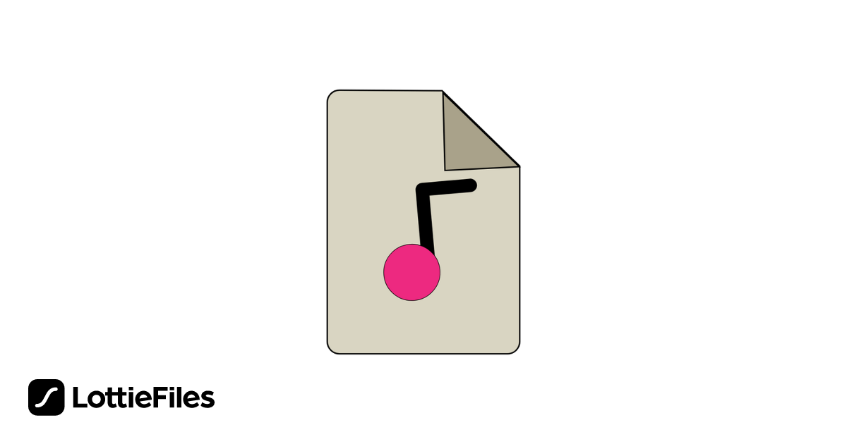 Free music file Animation by Anwar | LottieFiles
