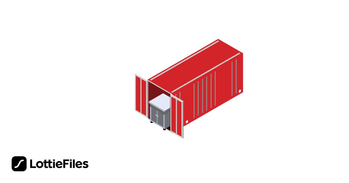 Free Self storage contener Animation by Webalia Agence web | LottieFiles