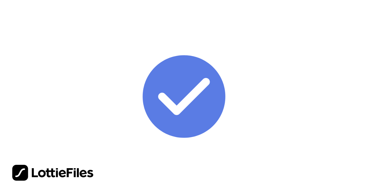 Free Rolling Check Mark Animation by Jerome Chang | LottieFiles