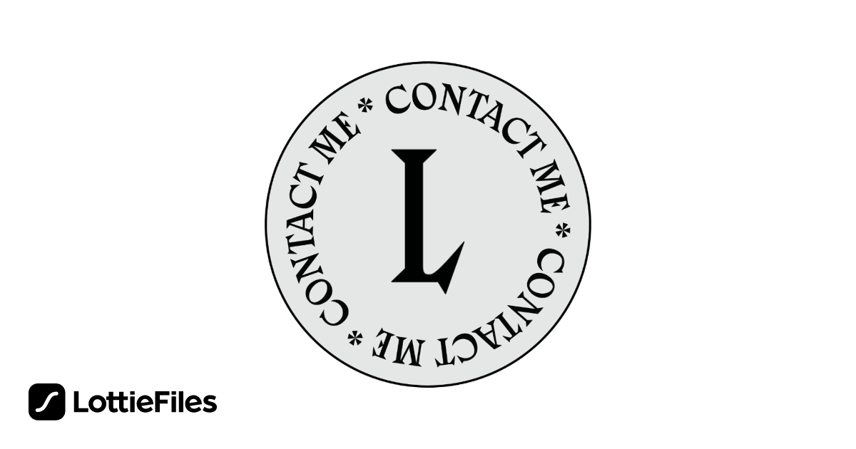 Free Contact us - black Animation by Lachlan | LottieFiles