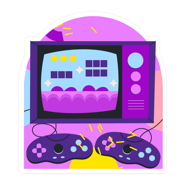 Doodle video game play with controller