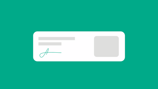Signature Animation For Mail Template