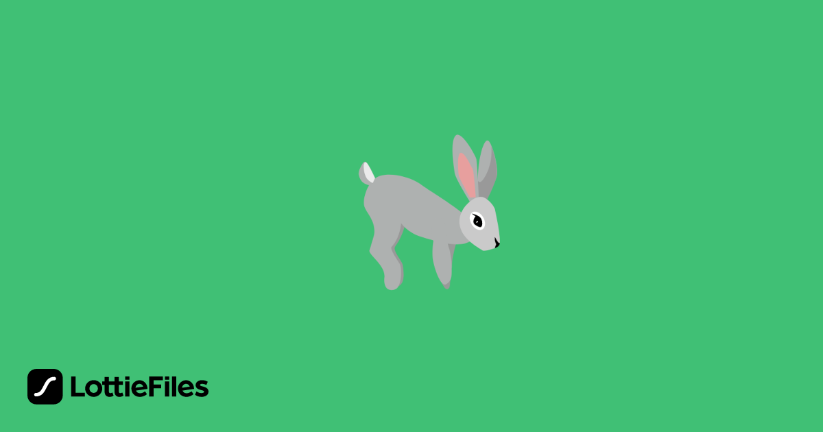 Free Rabbit Green screen Animation by Rakesh Suwal | LottieFiles
