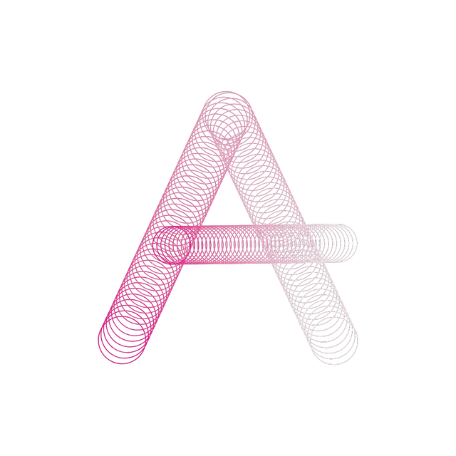 A Ball alphabet Lottie JSON animation