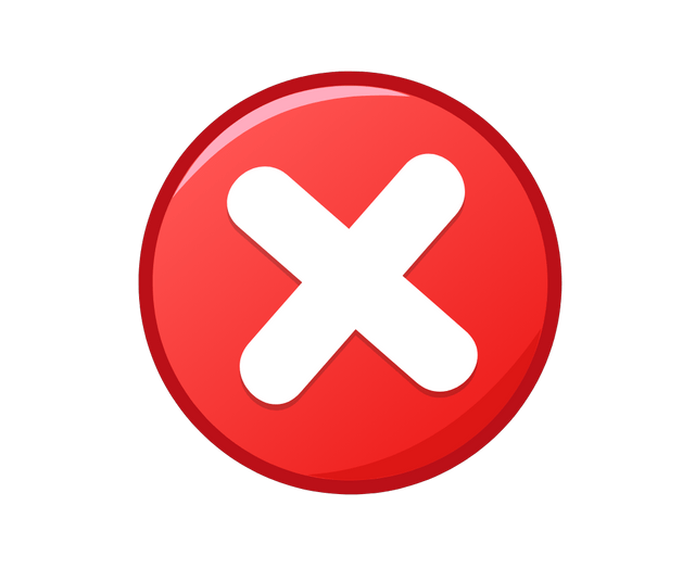 Button style check and cross