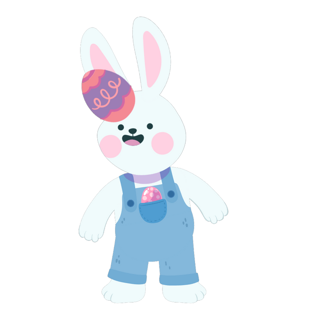 Playful Easter Bunny