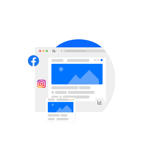 Social Media Responsive UI