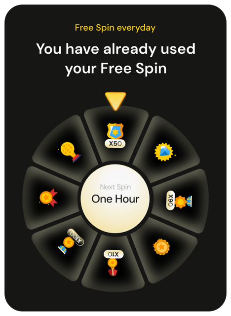 Spin Wheel animated using Spring Curve plugin