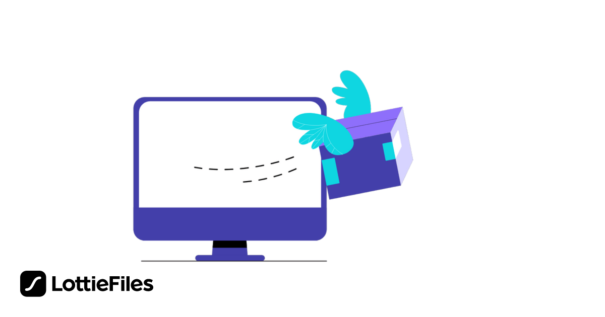 Send Files Animation Free Sending online gift Animation by Bojan | LottieFiles