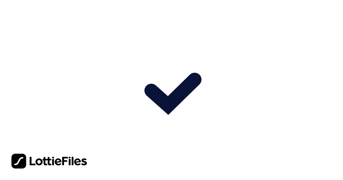 Free blue check Animation by Shiri | LottieFiles