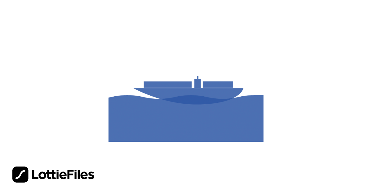Free Vessel with cargo in the sea Animation by Nabin | LottieFiles