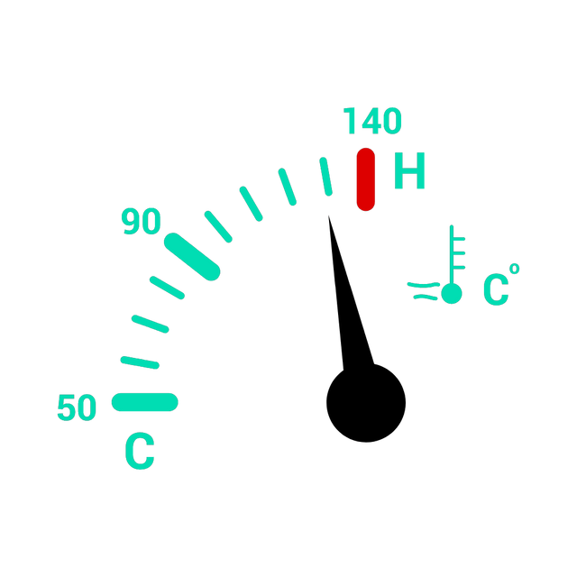 Heat meter Lottie JSON animation