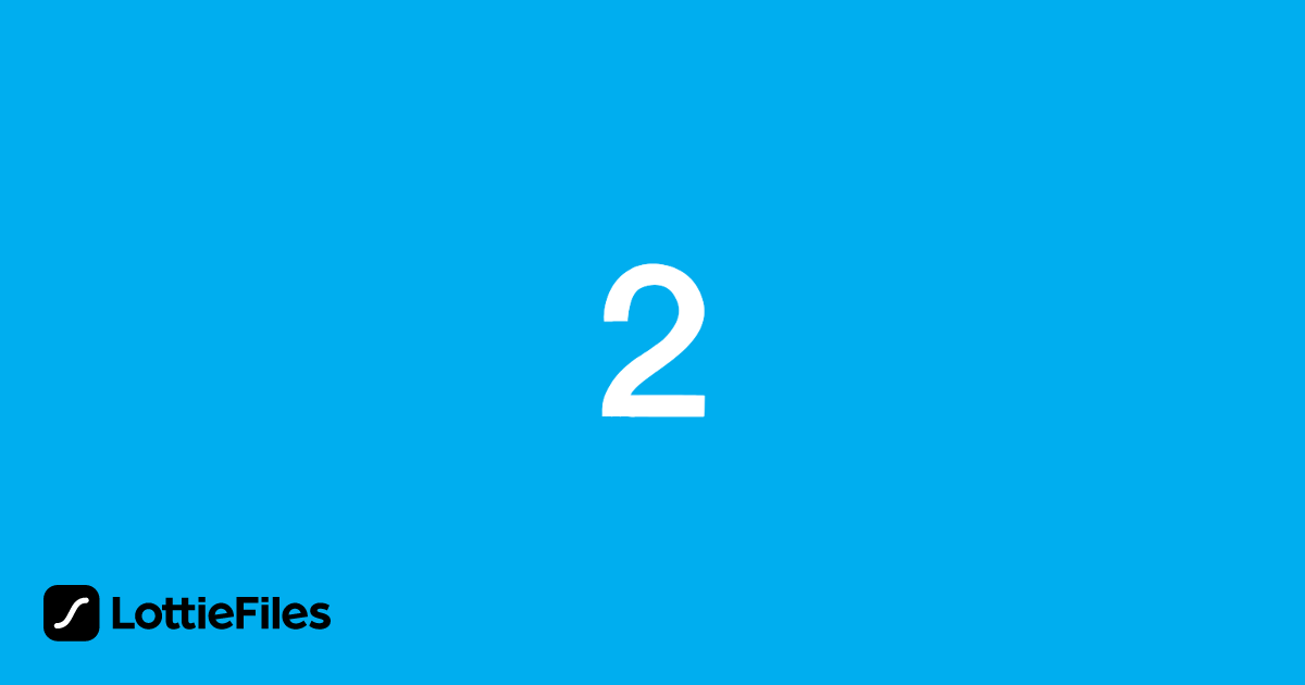 Free Countdown Animation by Daniel Blom | LottieFiles