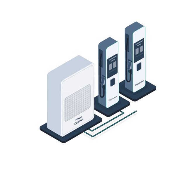 How does an electric vehicle charging station work?