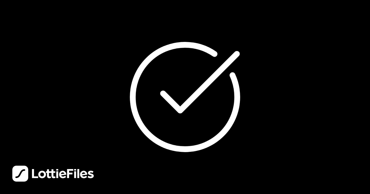 Free check Animation by Klysman | LottieFiles