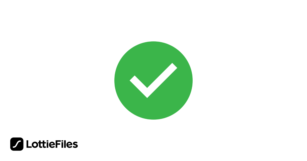 Free Check Mark Animation by Franz Cyril Locsin | LottieFiles