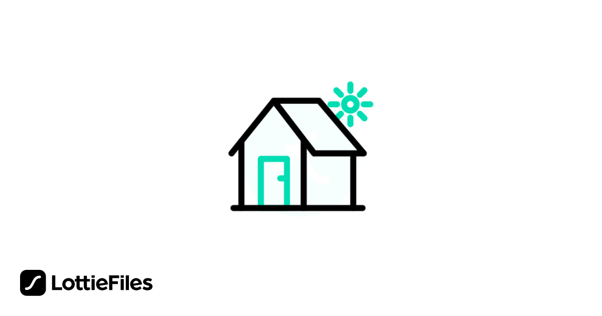 Home Json Sticker Free Home icon Lottie JSON animation 3D Animation by Weblodge | LottieFiles
