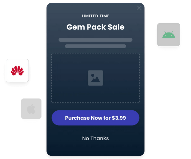 Pricing modal
