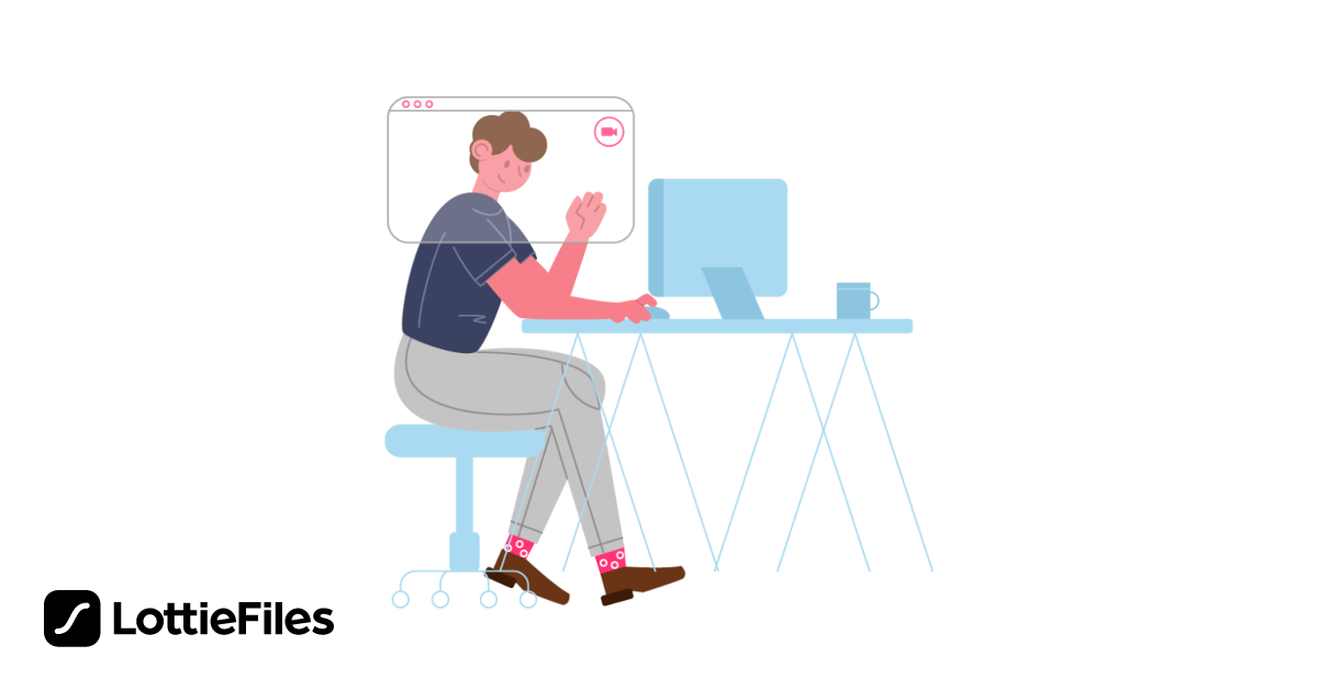 Free Remote Work Animation by MOHIBBULLAH | LottieFiles