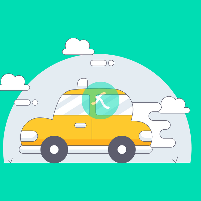 Taxi Lottie JSON animation