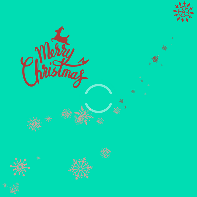 Merry christmas Lottie JSON animation