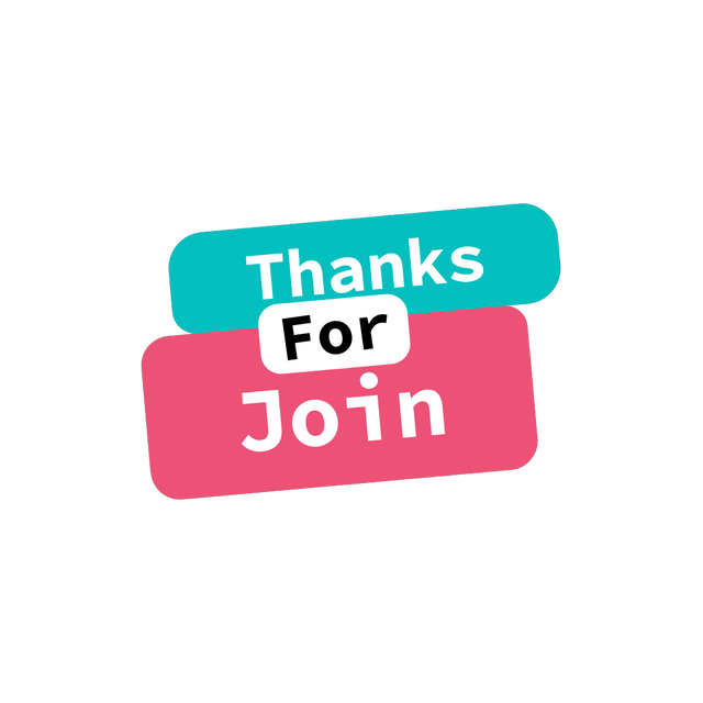 Thanks For Join Animated
