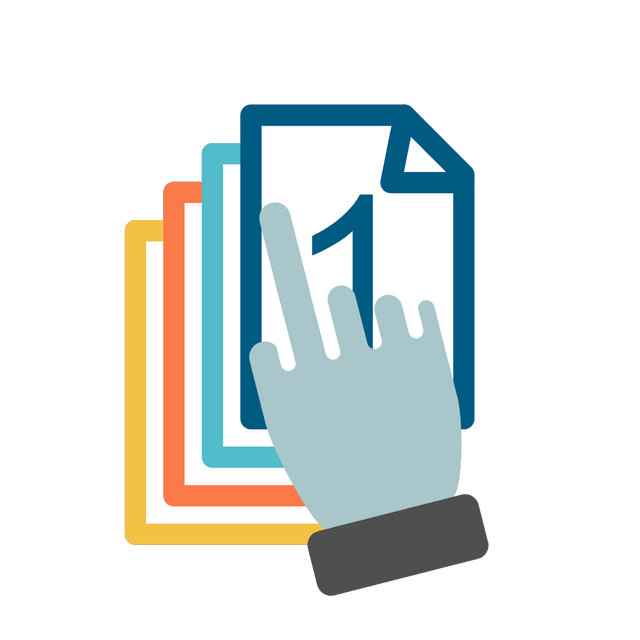 Data analysis icon Lottie JSON animation