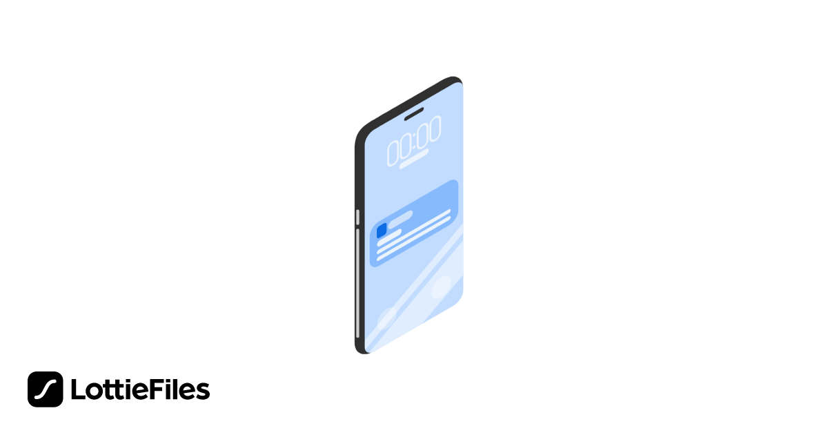 Free Mobile Locked Notification Animation by | LottieFiles