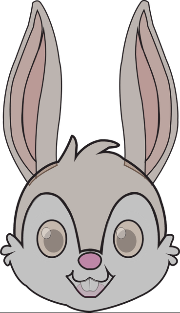3D Bunny Head Animation