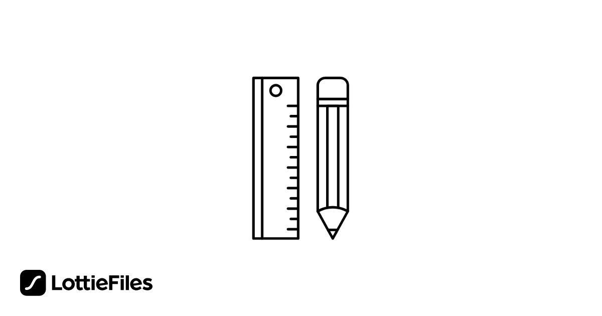 Free Pencil Ruler Animation by Boltbite | LottieFiles