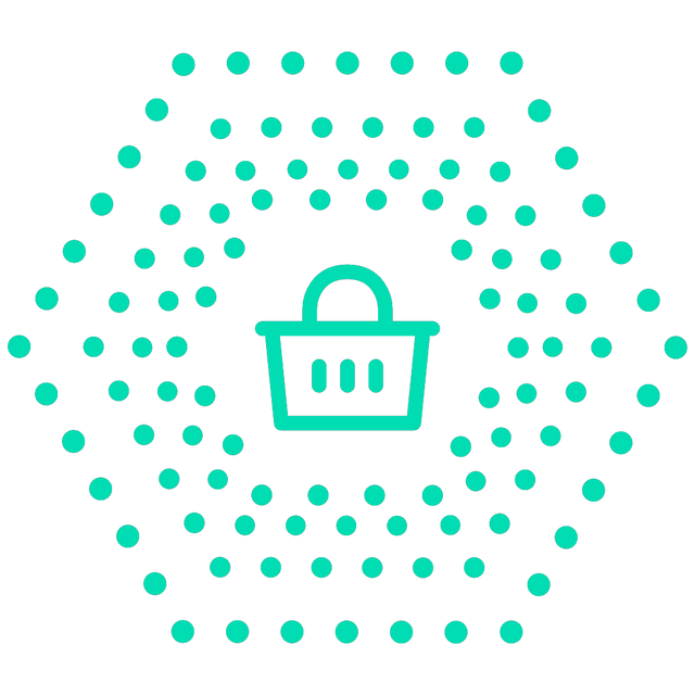 Basket icon Lottie JSON animation