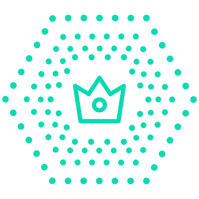 Crown card icon Lottie JSON animation