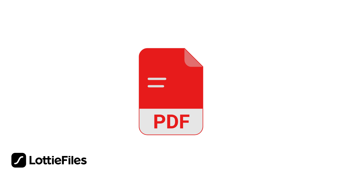 Free pdf Animation by Shehzad | LottieFiles