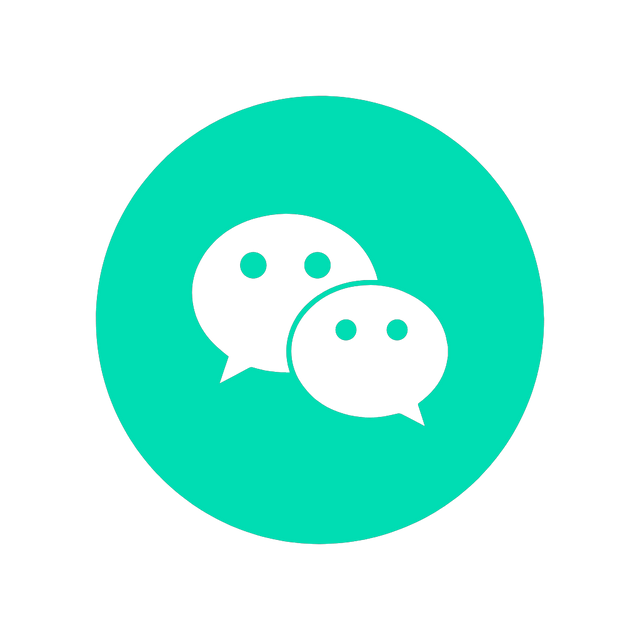 Wechat liquid fillup icon Lottie JSON animation