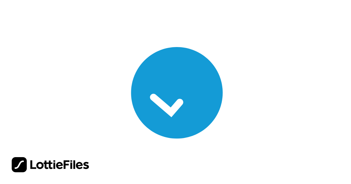 Free Blue Checkmark Animation by Rob Ford | LottieFiles