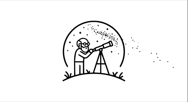 Astronomer Stargazing Telescope