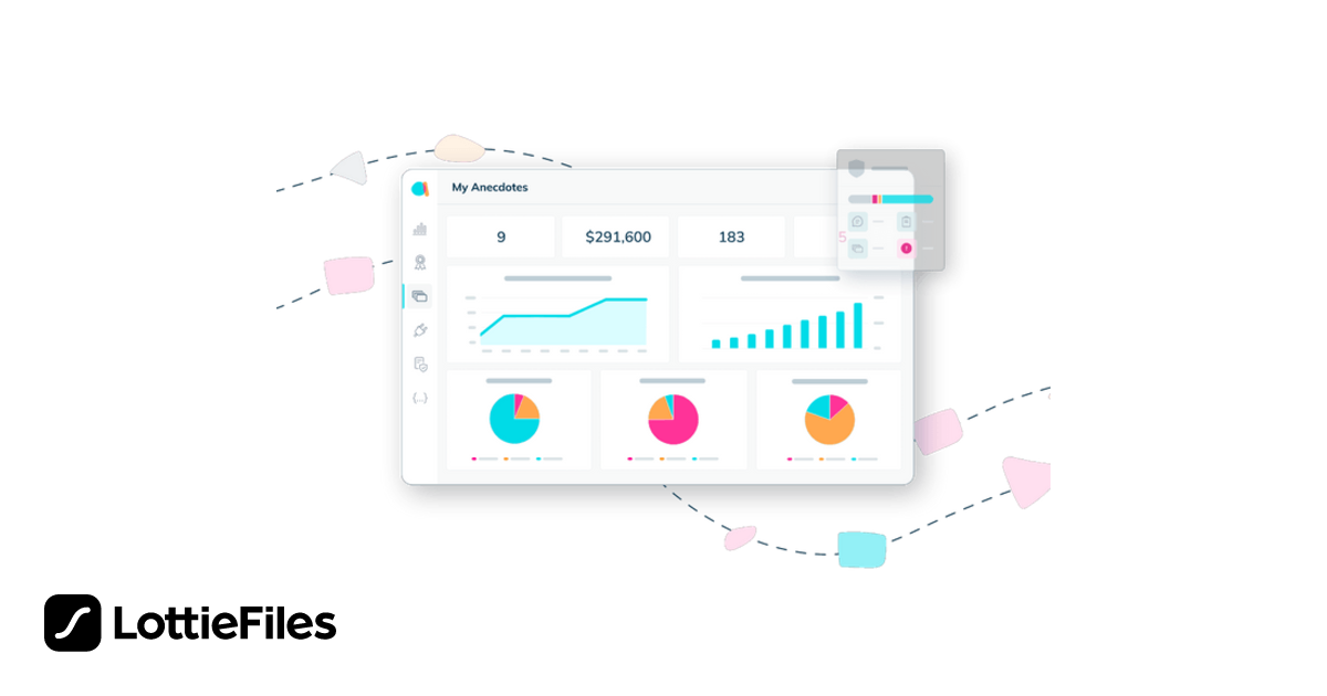 slowly increase graph animated illustration download... Free Analytics Animation by Weblodge | LottieFiles