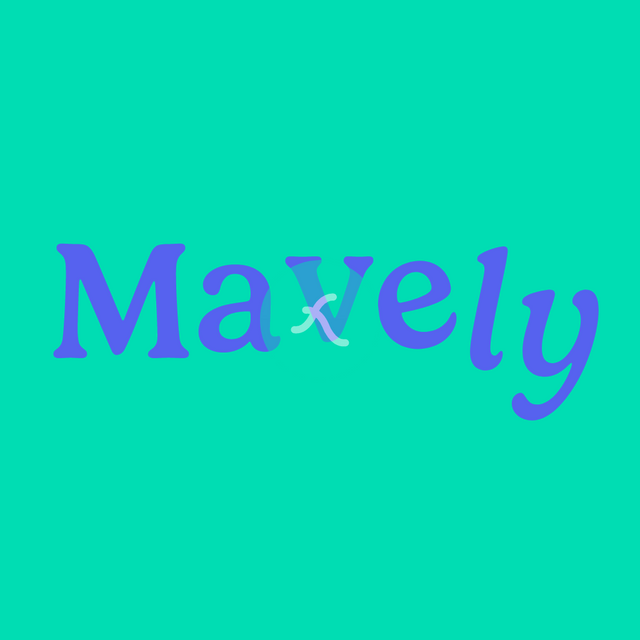 Mavely logo Lottie JSON animation