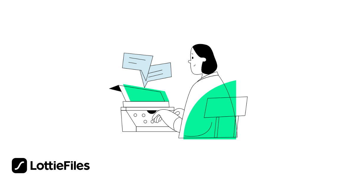 Free Write Animation by Alberto Alvarez | LottieFiles