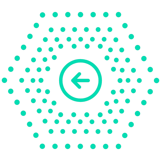 Arrow left icon Lottie JSON animation