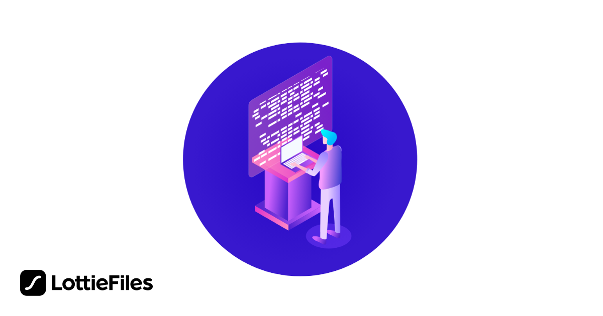 Free Isometric People working with technology Animation by Abdul Latif ...